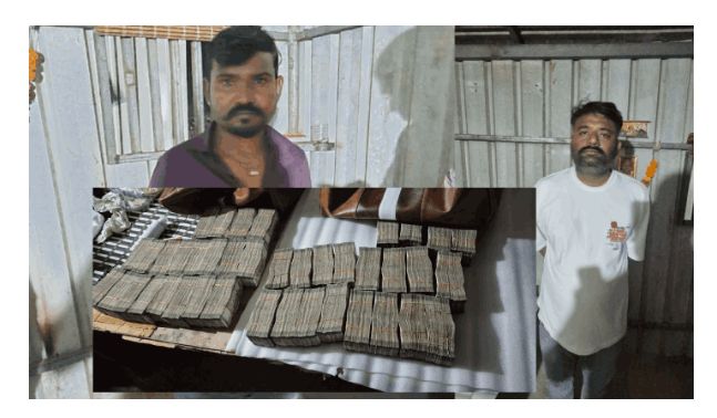 बसमध्ये आढळली तब्बल एक कोटींची रोकड